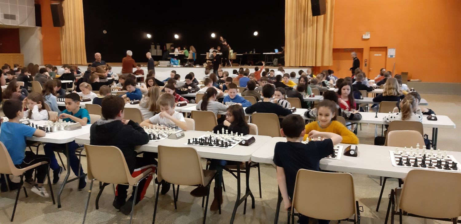 Championnat départemental d’échecs.